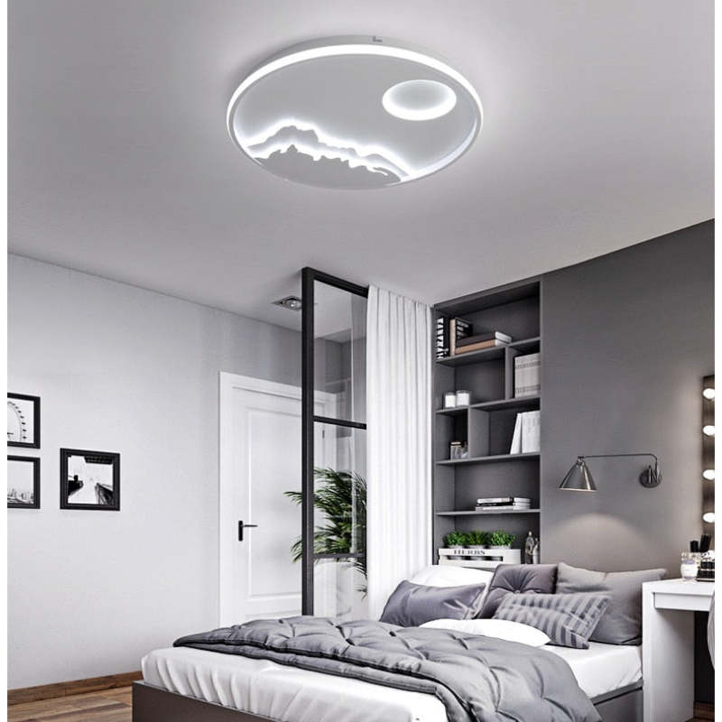 Arisha Mountain View Flush Mount Ceiling Light