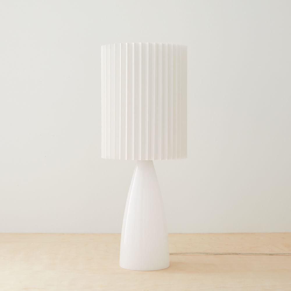 Candeeiro de mesa Boko minimalista em tecido