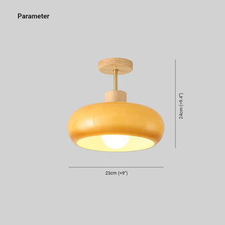 Hailie Modern Glob Trä Glas LED Taklampa Vardagsrum Sovrum Matsal