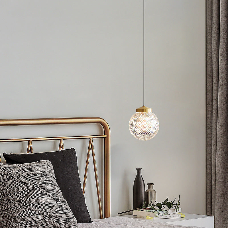 Arisha Modern Circle Glass Pendant Light for Bedroom & Hotel