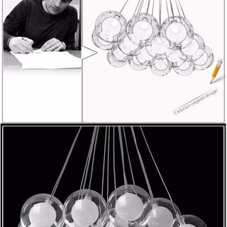 Valentina Modern Design Pendellampa Bubble Metall/Glas Vardagsrum/Matsal/Sovrum