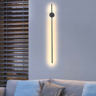 Edge Minimalistisk Roterande Linjär Vägglampa Utomhus