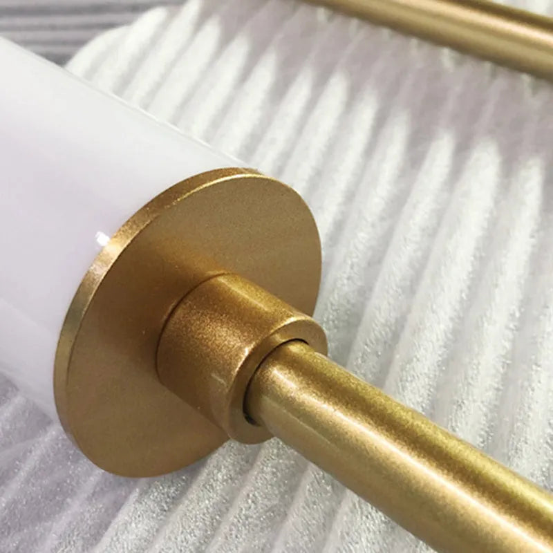 Arisha modern minimalistisk rektangulär linjär pendellampa, guld/svart
