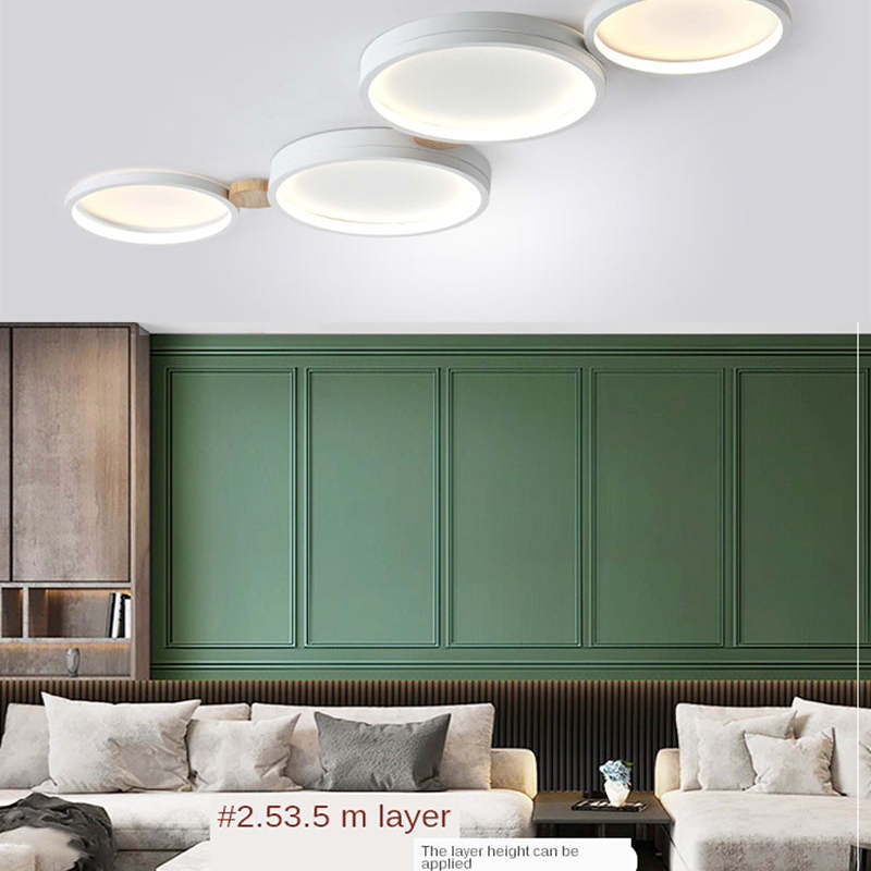Arisha hringlaga loftlampi 3 litir, 3/4/5/6/7 perur