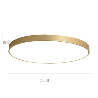 Quinn Design LED Guld Rund Taklampor Metall/Akryl Vardagsrum