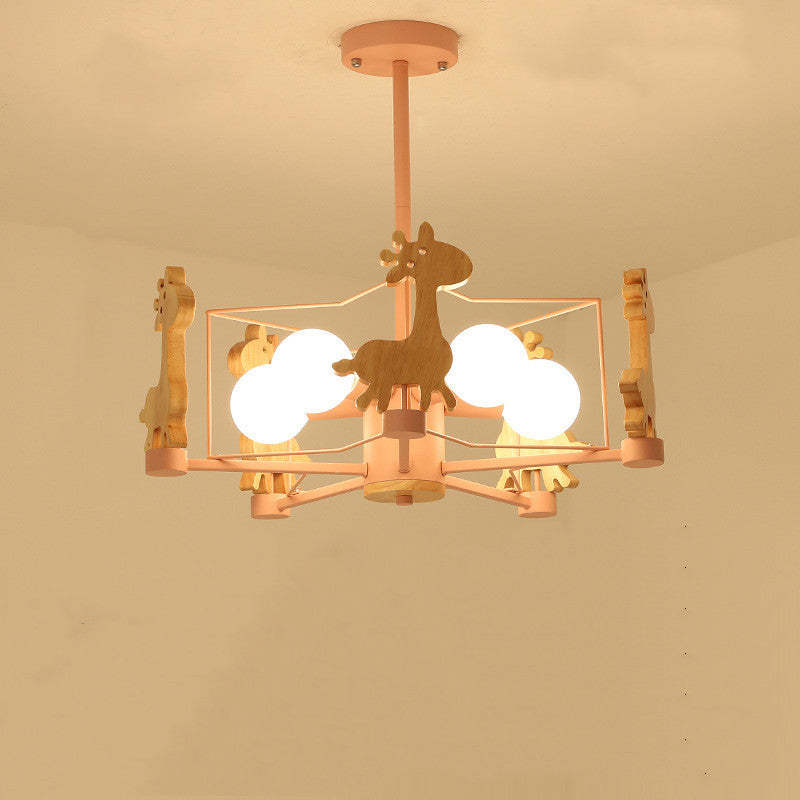 Arisha LED-loftlampe med giraffer