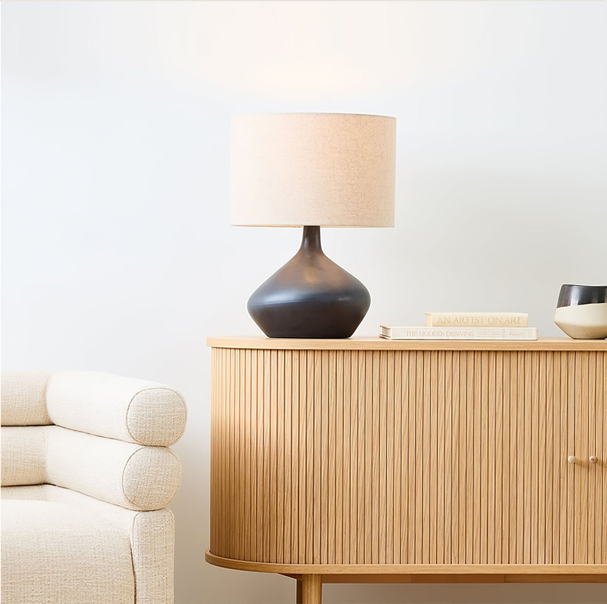 Jean modern bordslampa i keramik