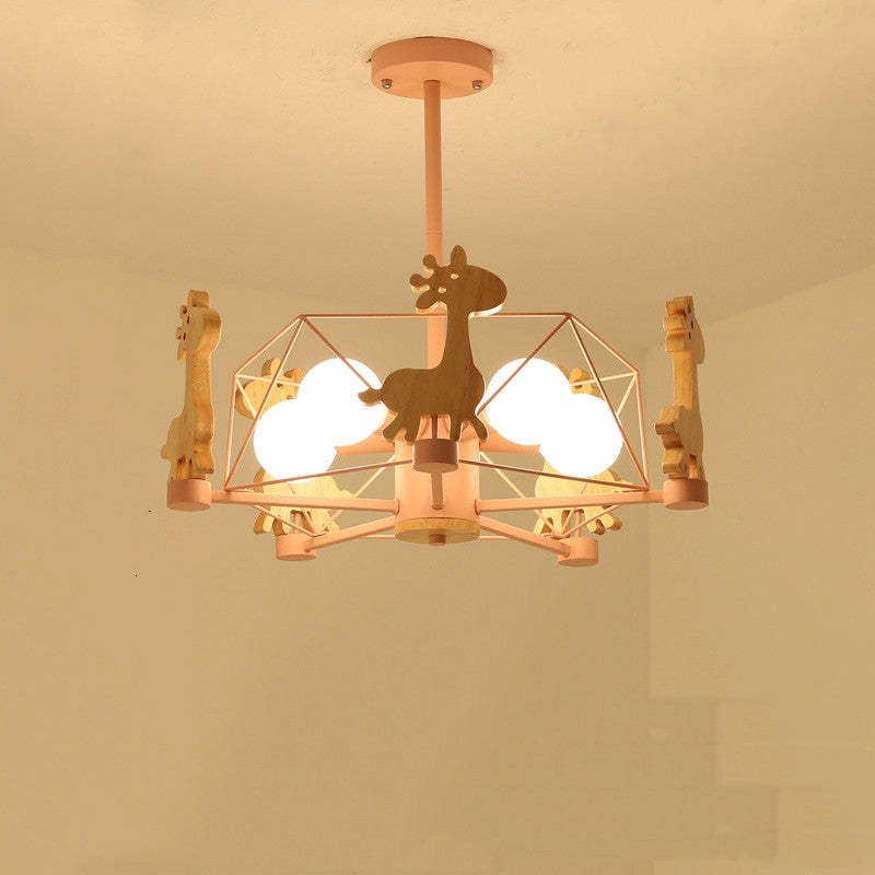 Arisha LED-loftlampe med giraffer