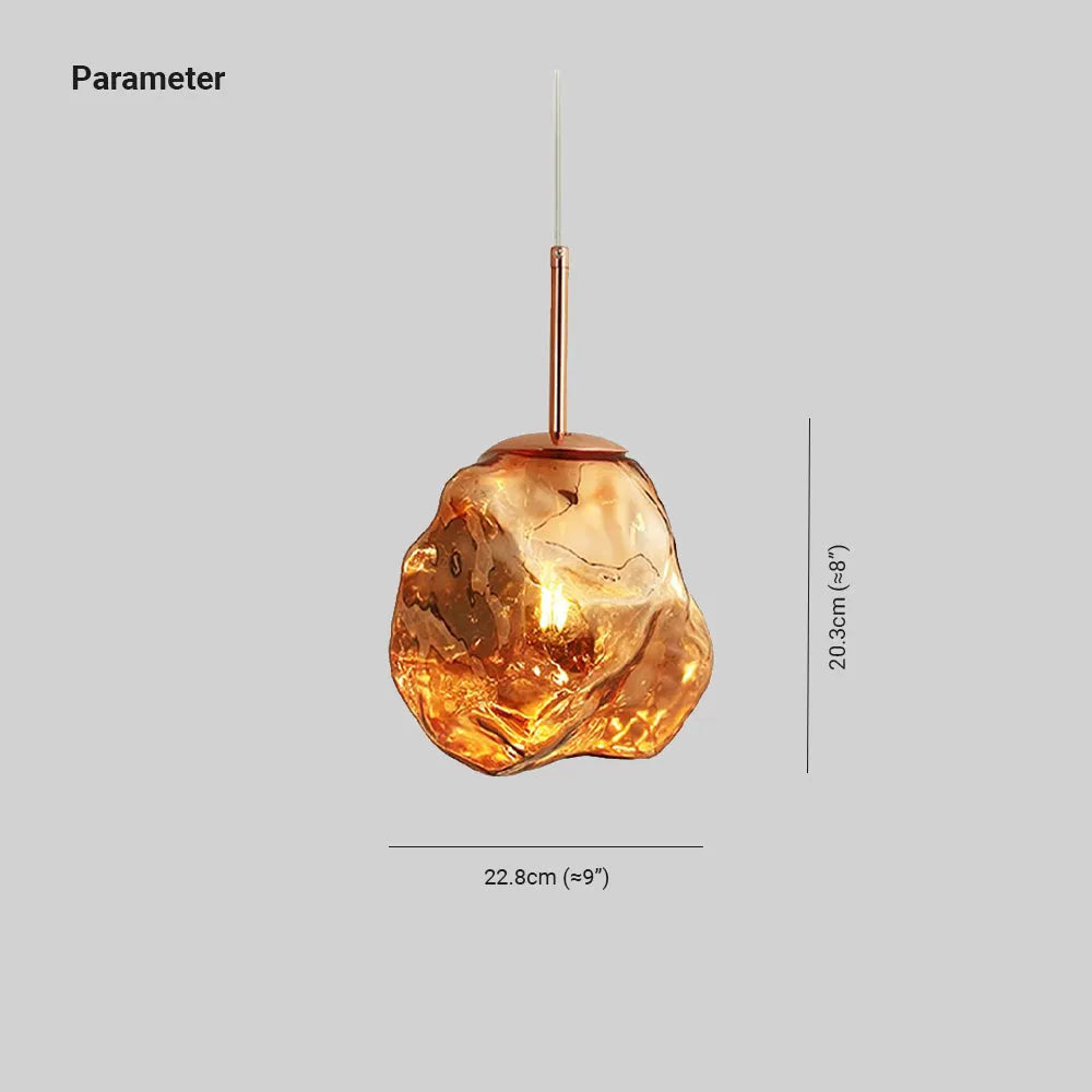 Kovire Glass Pendant Light, 4 Colour