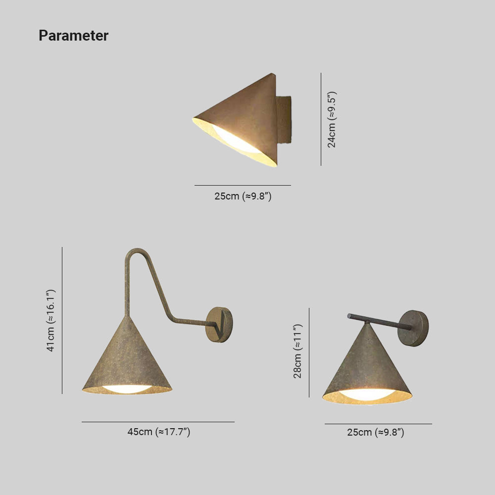 Ray modern minimalistisk konformad utomhusvägglampa i metall, vattentät, svart/guld