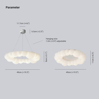 Quinn Modern Design LED Pendellampor/Taklampor Metall Vit Sovrum