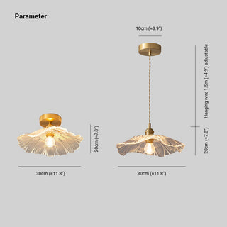 Carins Modern Design Ren Metall Glas LED Taklampa Hall Vardagsrum