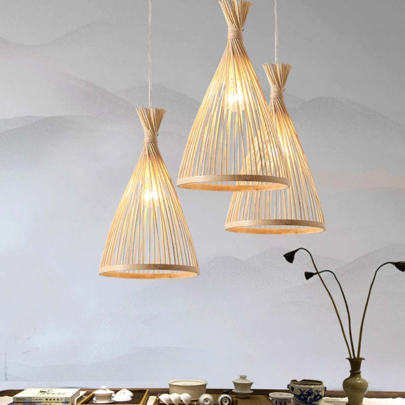 Arisha Pendant Light Rattan Modern, Hand-woven, Hotels