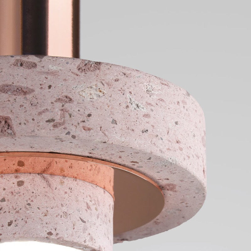 Arisha Modern LED Art Deco Colorful Pendant Light, Terrazzo