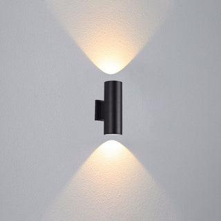 Orr Modern Dubbelhuvud Metall Glas Vägglampa Utomhus Trädgård Korridor