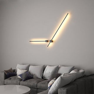 Edge Minimalistisk Roterande Linjär Vägglampa Utomhus