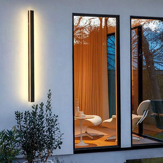 Edge Minimalistisk Linjär Metall Vägglampa Utomhus Balkong
