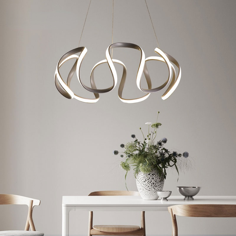 Evren Modern Irregular Flower Pendant Light, 3 Colors