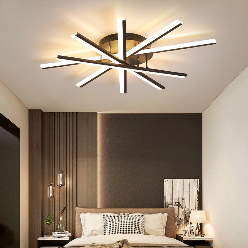 Arisha Linear Flush Mount Ceiling Light, 4 Colour