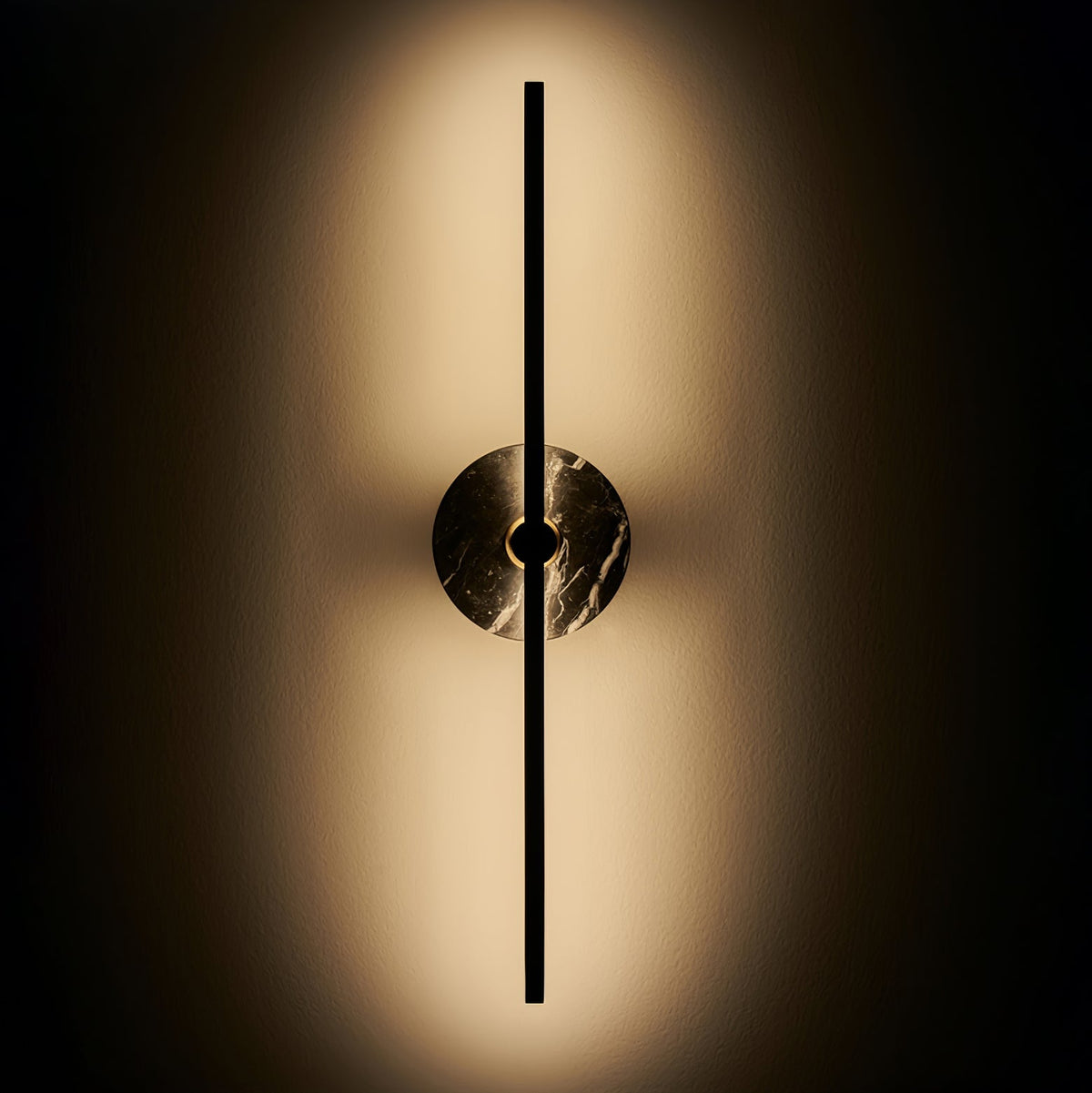 Candeeiro de parede linear em alabastro Albivine