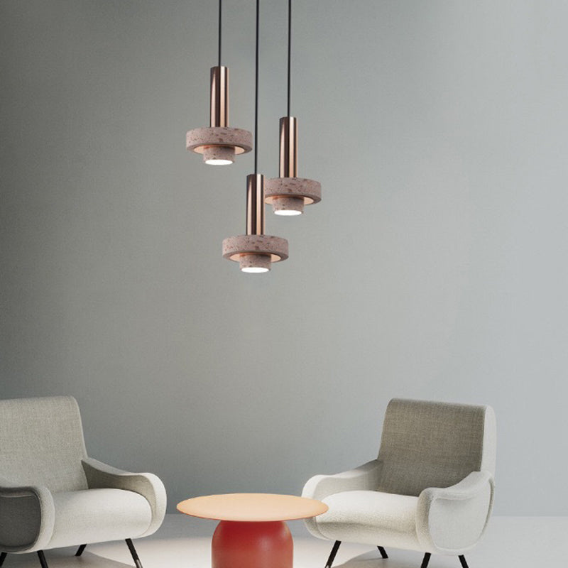 Arisha Modern LED Art Deco Colorful Pendant Light, Terrazzo
