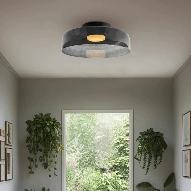 Aria moderne enkel kreativ glasloftslampe
