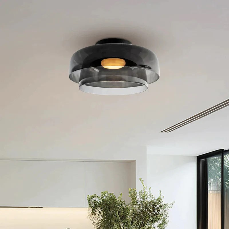 Aria moderne enkel kreativ glasloftslampe