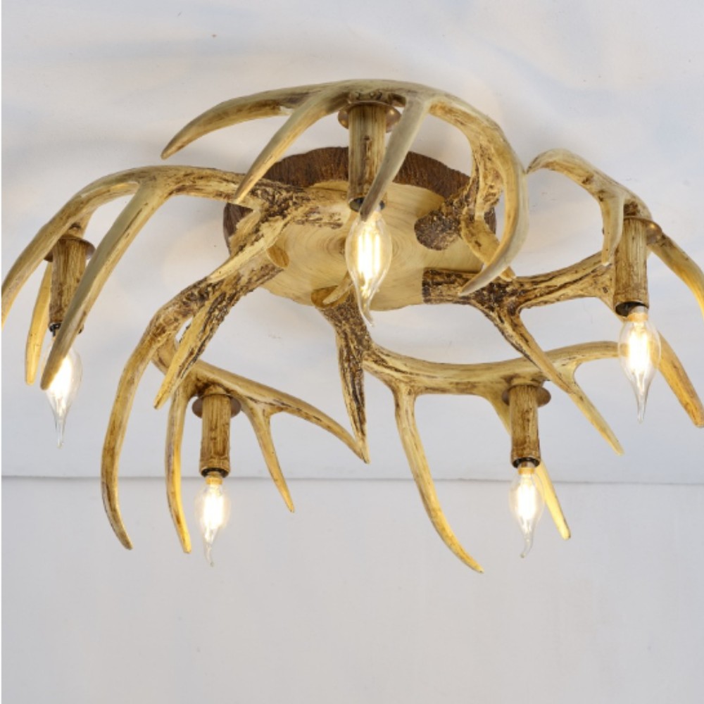 Silva LED-pendellampe/loftslampe i resin og metal til soveværelse