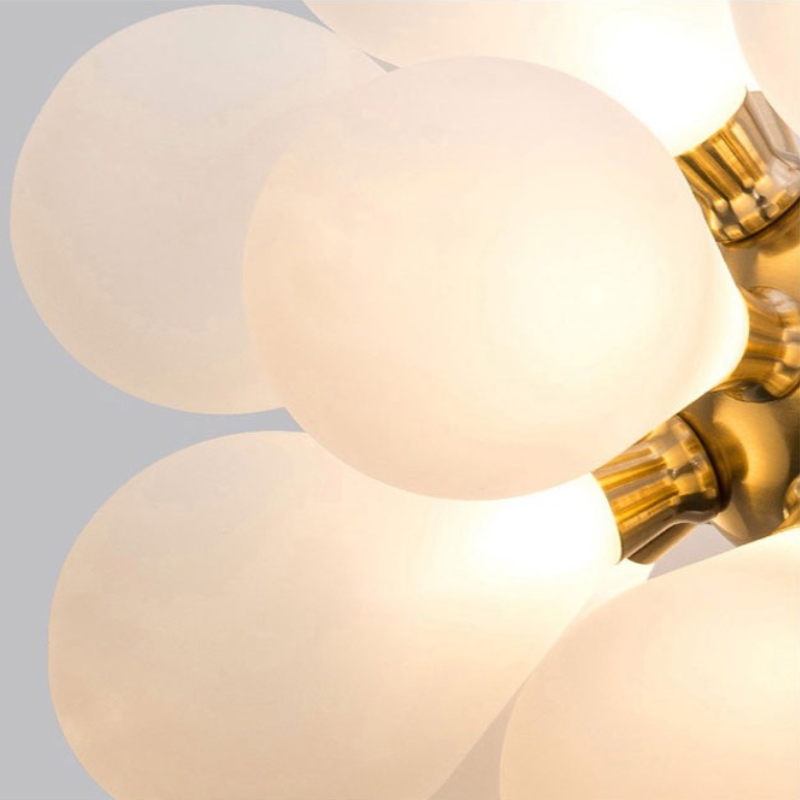 Valentina Chic Clustered Glass Bubble Pendant Light