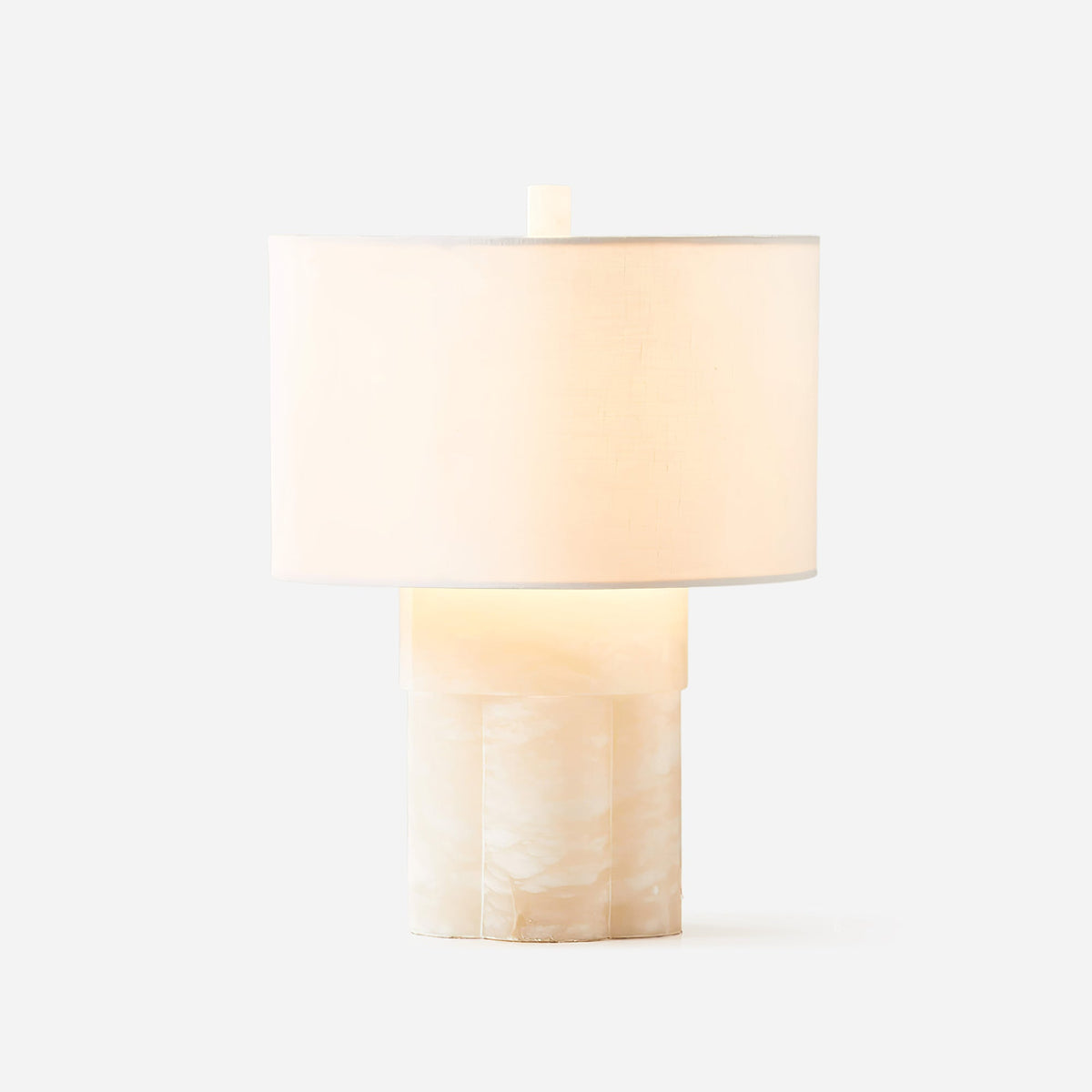 Candeeiro de mesa Albalia moderno em alabastro