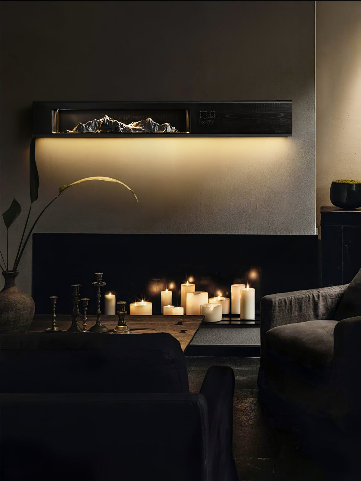 Matthews modern vägglampa i trä