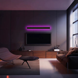 Edge Minimalistisk Linjär Metall Vägglampa Utomhus Balkong