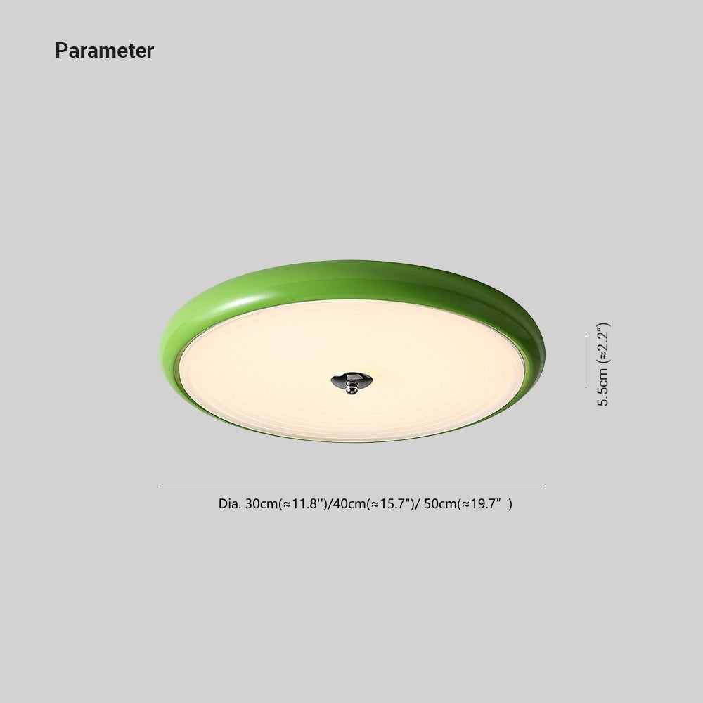Valentina modern LED-plafond i metall för vardagsrum