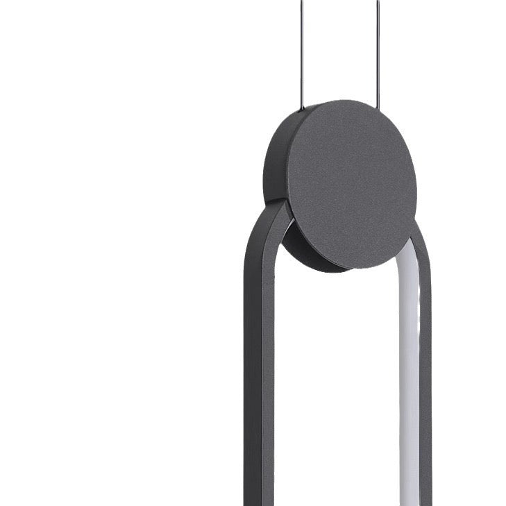 Kori modern svart/vit LED-pendellampa för vardagsrum