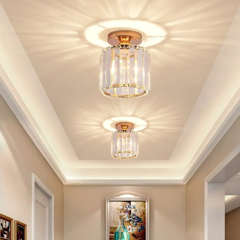 Cerin modern kristalltaklampa, 3 färger