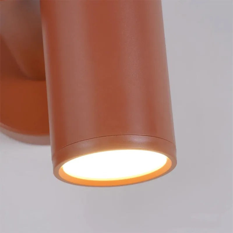 Arisha U-muotoiltu LED-metalliseinävalaisin, musta/sininen/harmaa/punainen, makuuhuoneeseen