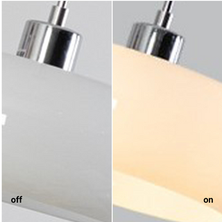 Hailie Vintage Brödform Glas LED Pendellampa Vardagsrum
