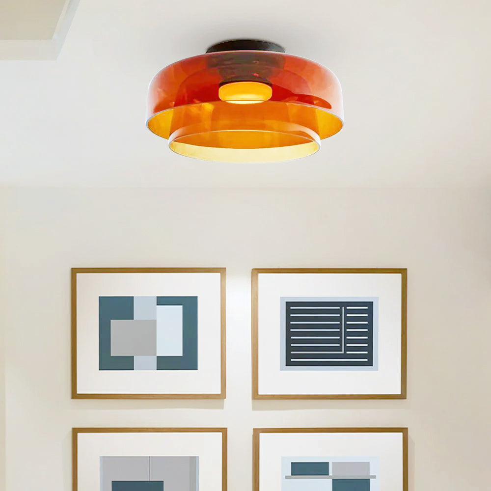Aria moderne enkel kreativ glasloftslampe