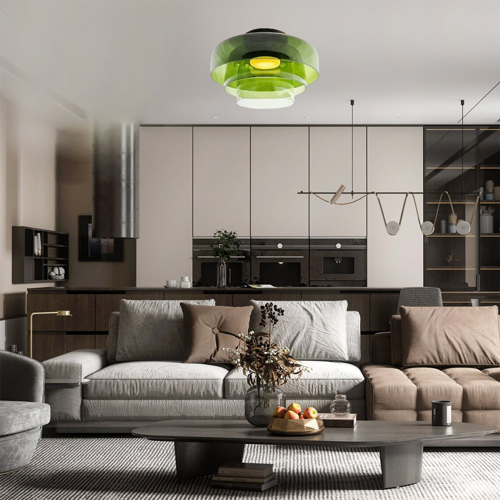 Aria moderne enkel kreativ glasloftslampe