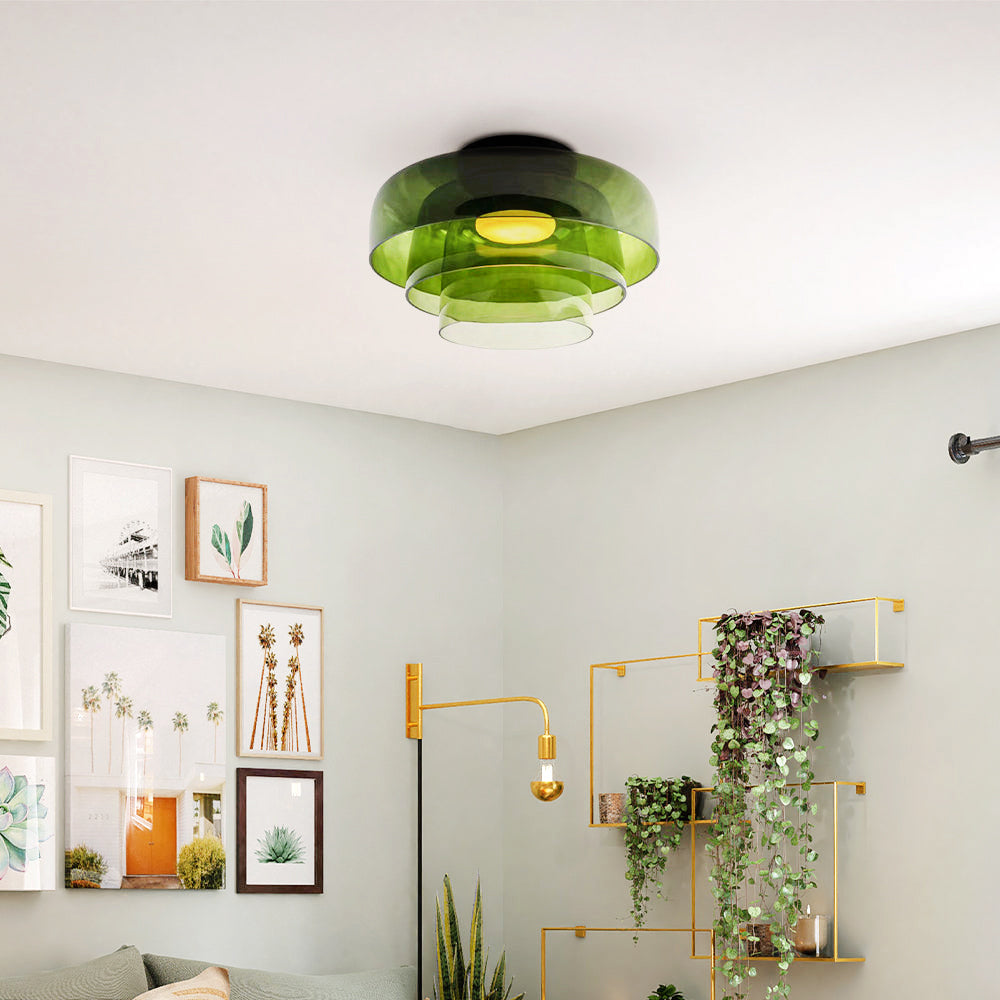 Aria moderne enkel kreativ glasloftslampe