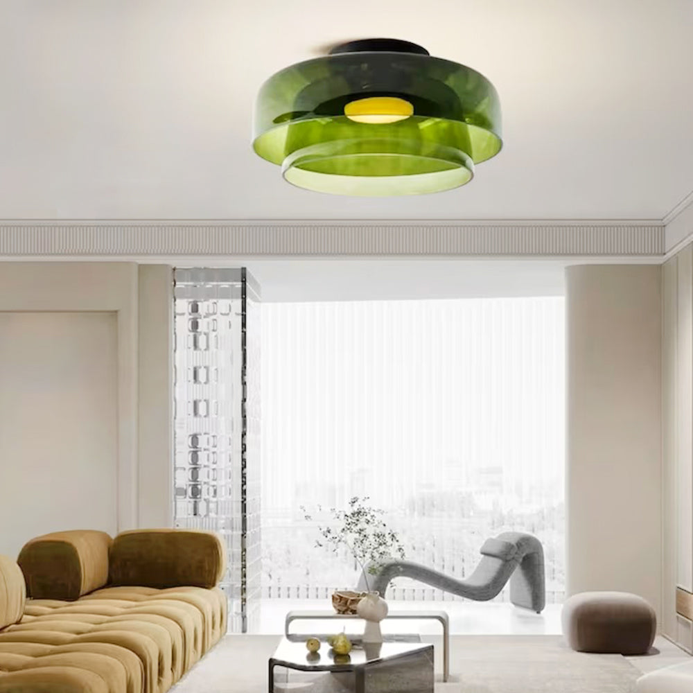 Aria moderne enkel kreativ glasloftslampe
