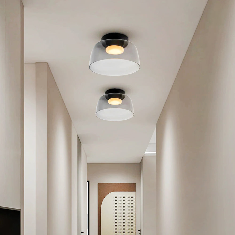 Aria moderne enkel kreativ glasloftslampe