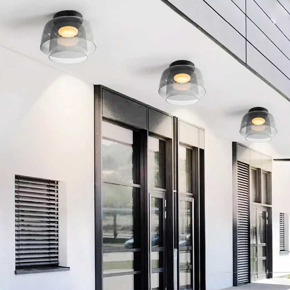 Aria moderne enkel kreativ glasloftslampe