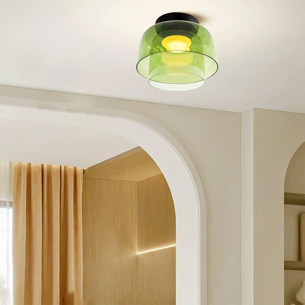 Aria moderne enkel kreativ glasloftslampe