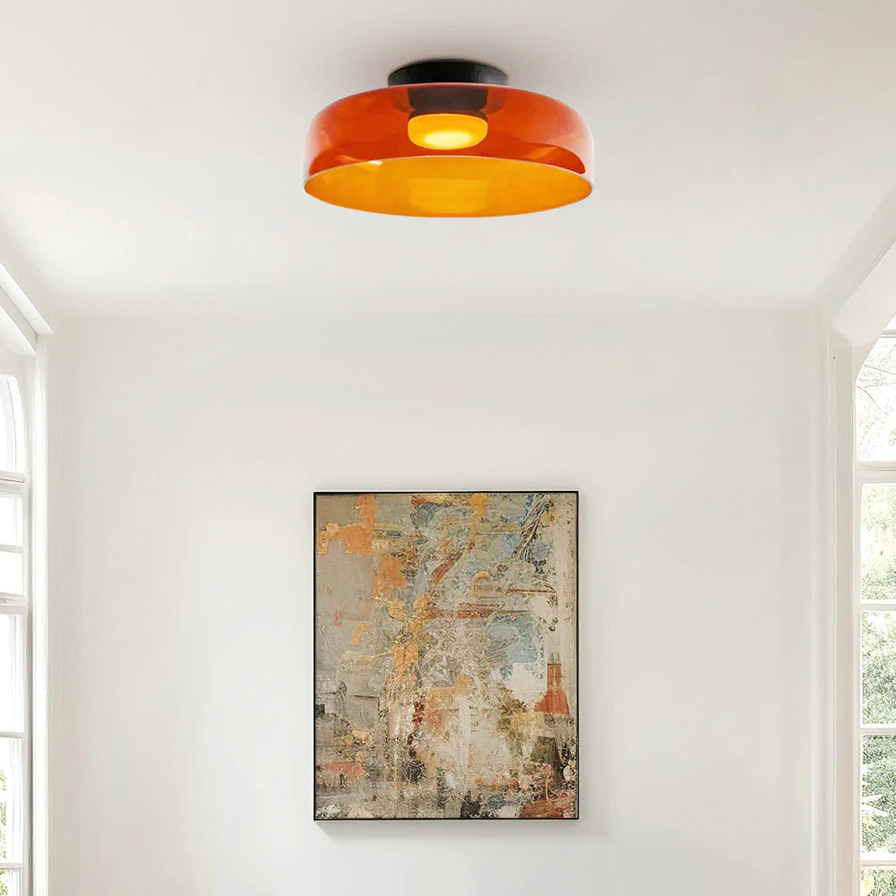 Aria moderne enkel kreativ glasloftslampe