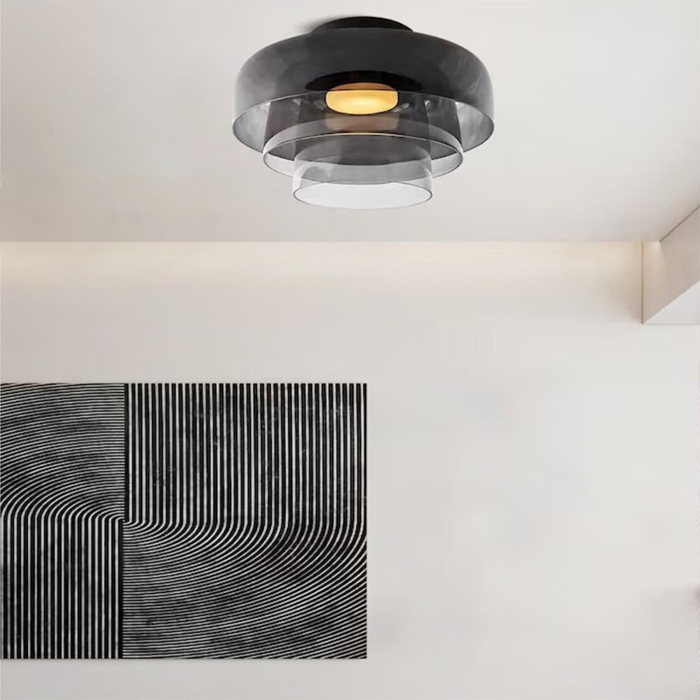 Aria moderne enkel kreativ glasloftslampe