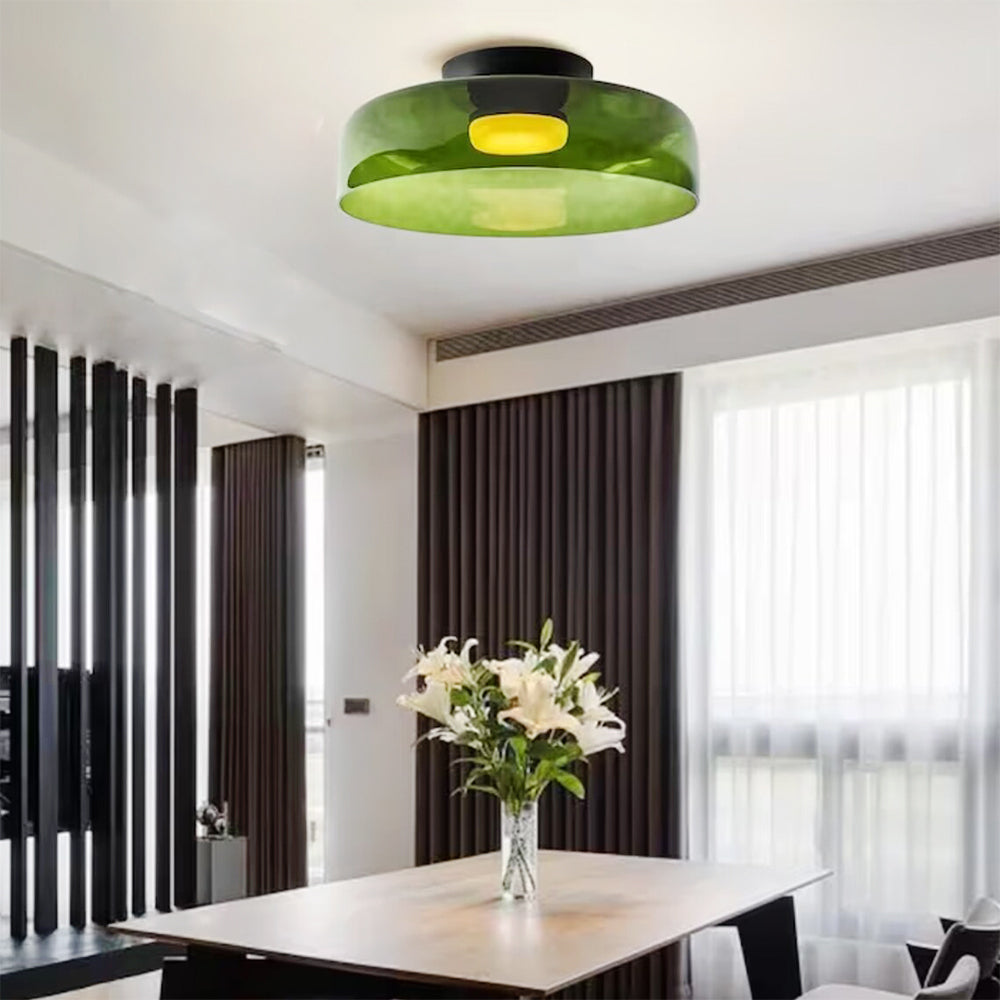 Aria moderne enkel kreativ glasloftslampe