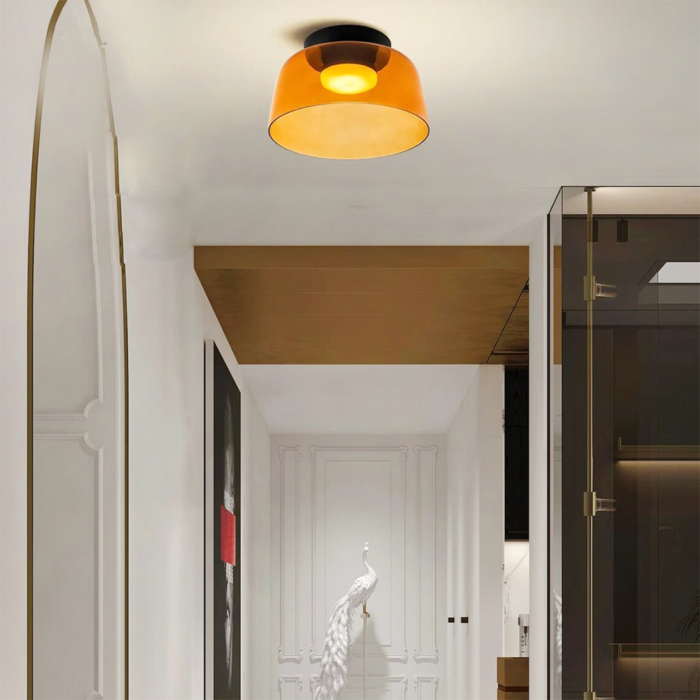 Aria moderne enkel kreativ glasloftslampe