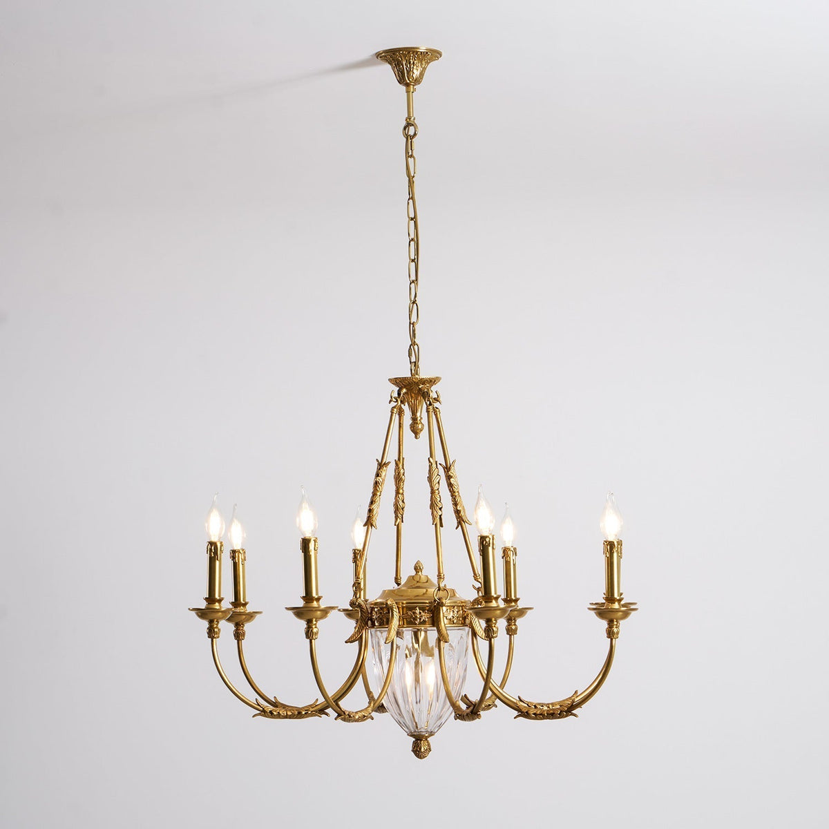Candelabro de latão Valerix