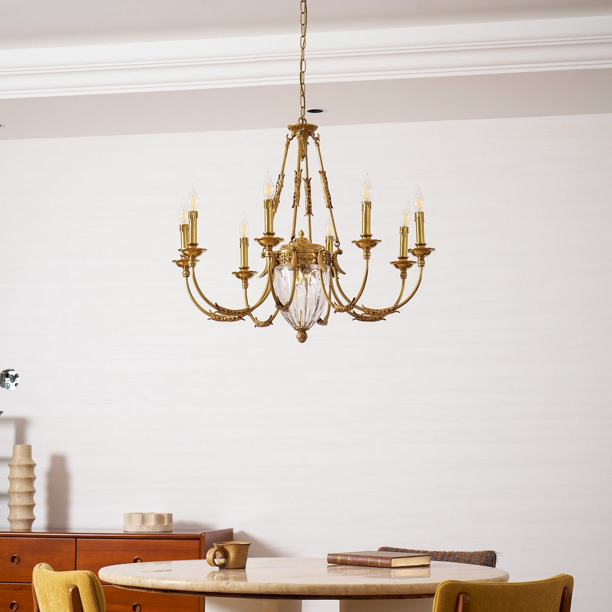 Candelabro de latão Valerix